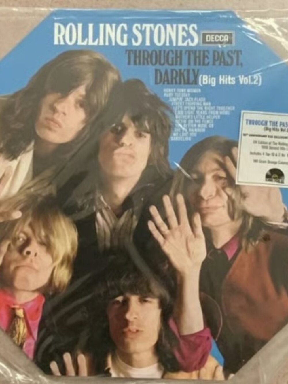 The Rolling Stones Through The Past, Darkly LP ~ RSD 2019 ~ 180g Orange ~ New!